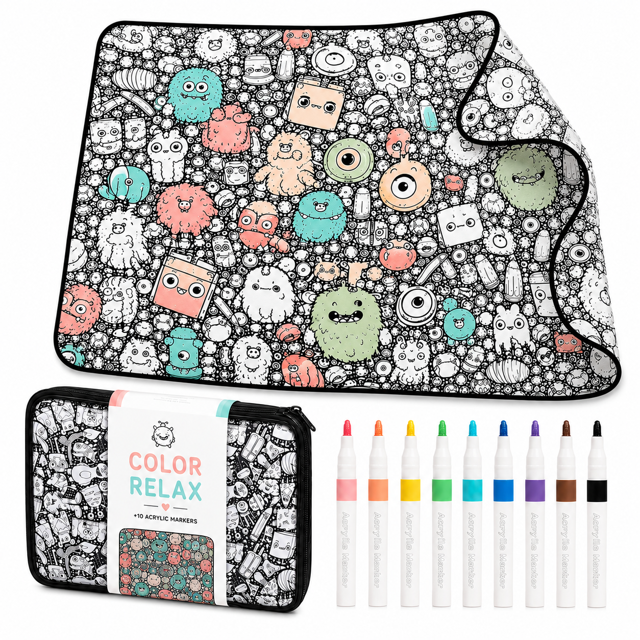 Manta para colorear relajante